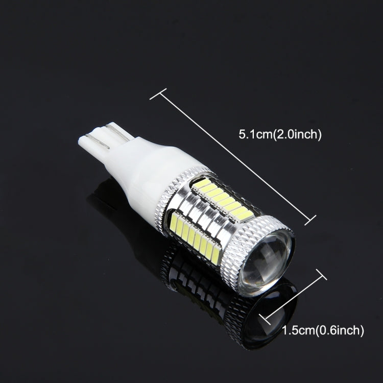 2 PCS T15 10W 650 LM 6000K Car Auto Brake Light Clearance Light Backup Light with 1 Lamps and 32 SMD-4014 LED Lamps, DC 12V(White Light) - Brake Lights by PMC TechLife | Online Shopping South Africa | PMC TechLife | Buy Now Pay Later Mobicred
