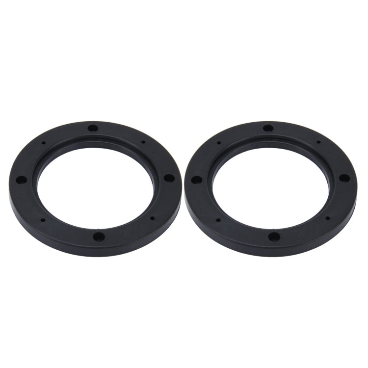 2 PCS 5 inch Car Auto ABS Loudspeaker Base Protection Hollow Cover Holder Mat, Inner Diameter: 12.5cm - free shipping - PMC TechLife - Order now!