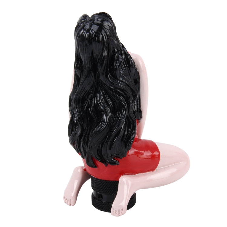 Universal Sexy Beauty Shape ABS Manual or Automatic Gear Shift Knob with Three Rubber Covers Fit for All Car(Red) - Shift Knob by PMC TechLife | Online Shopping South Africa | PMC TechLife | Buy Now Pay Later Mobicred