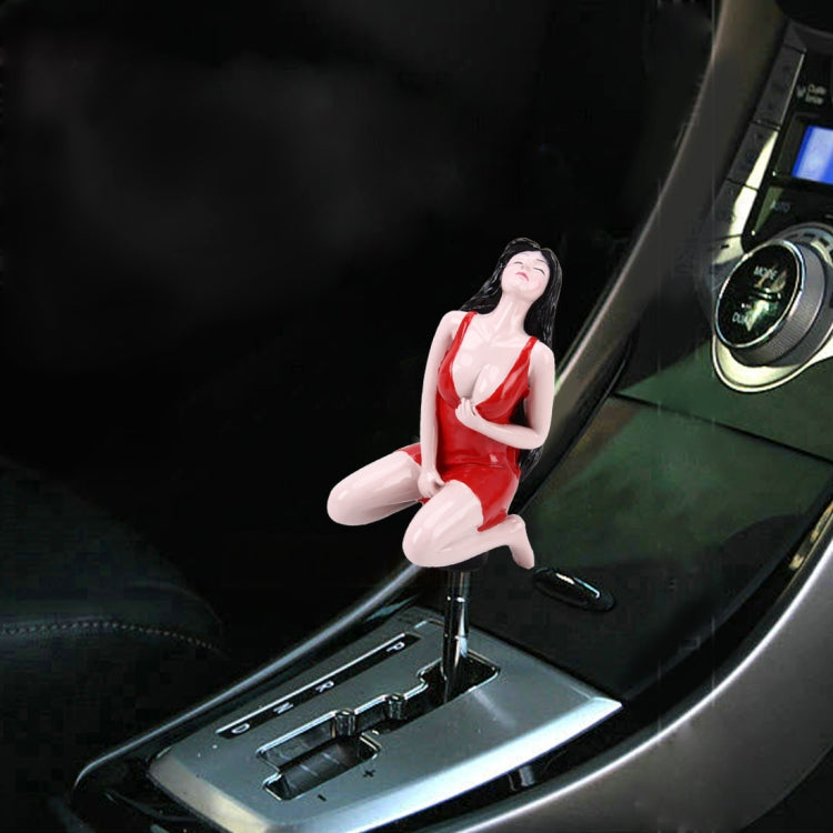 Universal Sexy Beauty Shape ABS Manual or Automatic Gear Shift Knob with Three Rubber Covers Fit for All Car(Red) - Shift Knob by PMC TechLife | Online Shopping South Africa | PMC TechLife | Buy Now Pay Later Mobicred