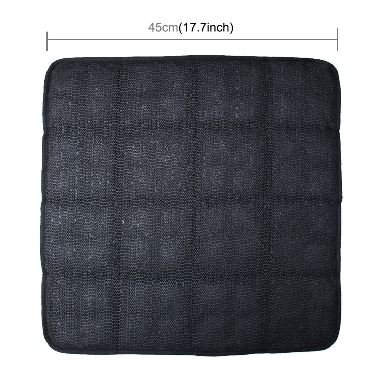 Universal Breathable Four Season Auto Ice Blended Fabric Mesh Seat Cover Cushion Pad Mat for Car Supplies Office Chair(Black) - Seat Accessories by PMC TechLife | Online Shopping South Africa | PMC TechLife | Buy Now Pay Later Mobicred