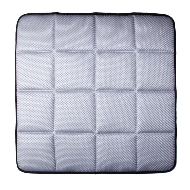 Universal Breathable Four Season Auto Ice Blended Fabric Mesh Seat Cover Cushion Pad Mat for Car Supplies Office Chair(Grey) - Seat Accessories by PMC TechLife | Online Shopping South Africa | PMC TechLife | Buy Now Pay Later Mobicred
