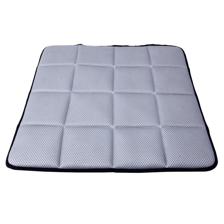 Universal Breathable Four Season Auto Ice Blended Fabric Mesh Seat Cover Cushion Pad Mat for Car Supplies Office Chair(Grey) - Seat Accessories by PMC TechLife | Online Shopping South Africa | PMC TechLife | Buy Now Pay Later Mobicred