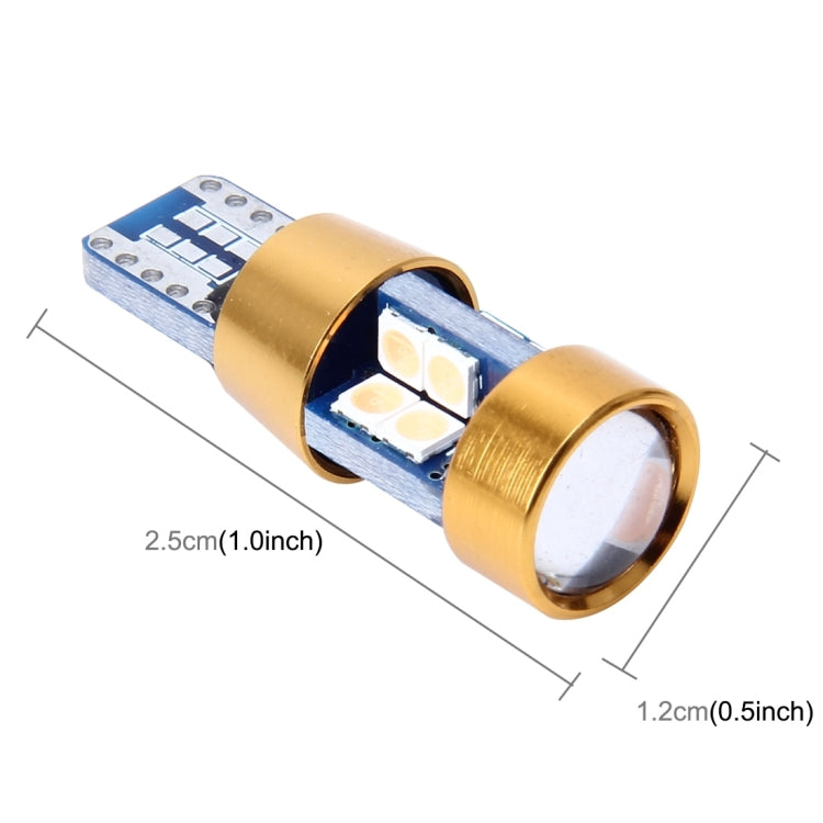 2 PCS T10 3W Error-Free Car Clearance Light with 19 SMD-3030 LED Lamp, DC 12V (Pink Light) - Clearance Lights by PMC TechLife | Online Shopping South Africa | PMC TechLife | Buy Now Pay Later Mobicred