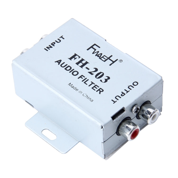 FH-203 12V Vehicle Car Audio Amplifier Noise Filter RCA Plug Loop Isolator for DVD Stereos - Car Amplifiers by PMC TechLife | Online Shopping South Africa | PMC TechLife | Buy Now Pay Later Mobicred