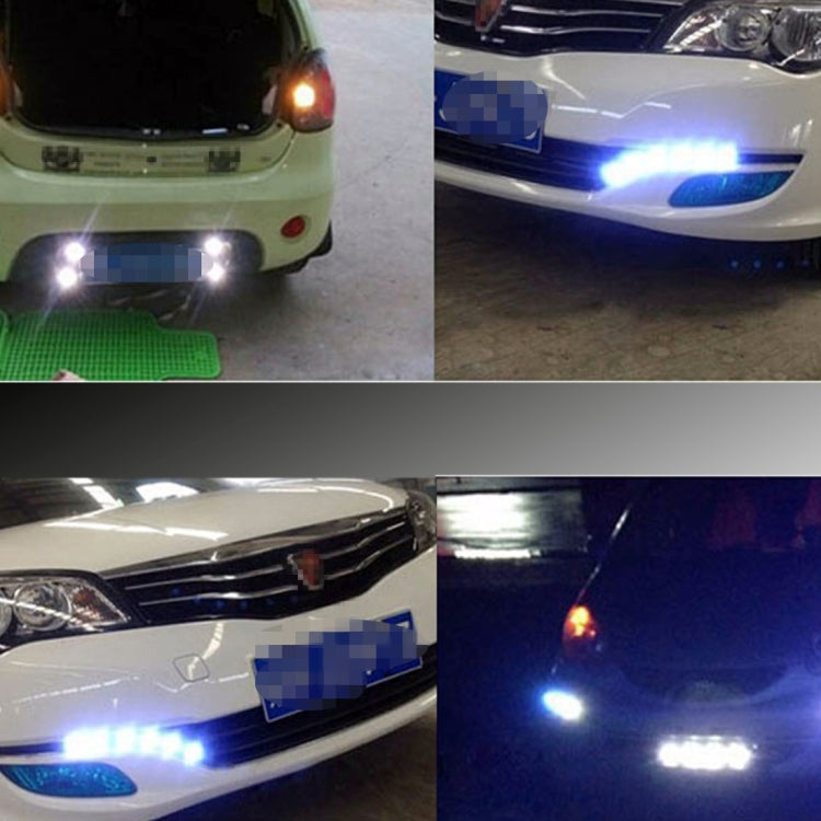 2 PCS 2W Car Auto Eagle Eyes Fog Light Turn Light with 12 SMD-4014 LED Lamps, DC 12V Cable Length: 55cm(White Light) - Eagle Eye Lamps by PMC TechLife | Online Shopping South Africa | PMC TechLife | Buy Now Pay Later Mobicred
