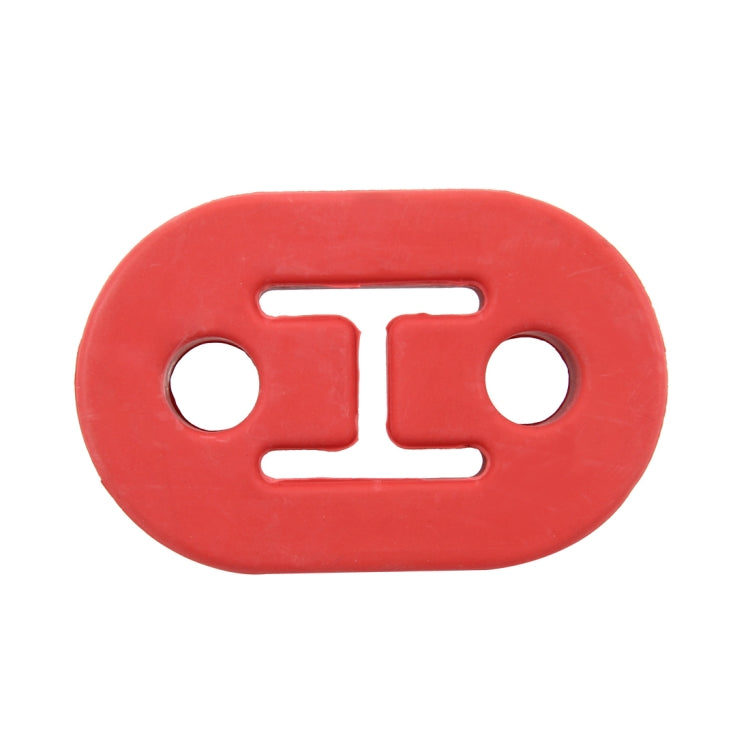 Universal Car Two Holes Adjustable Rubber Mounting Bracket Exhaust Tube Hanging Rubber Tube Car Exhaust Pipe Hanging Shackle Hanging Exhaust Hanging From Ear(Red) - Exhaust Pipes by PMC TechLife | Online Shopping South Africa | PMC TechLife | Buy Now Pay Later Mobicred