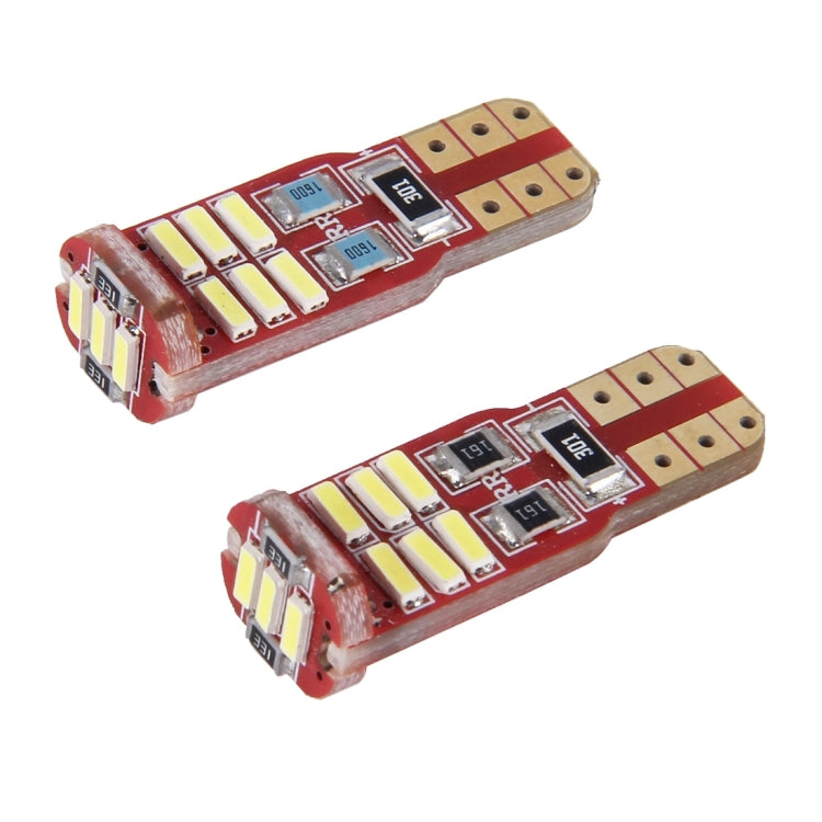 2PCS T10 2W 100LM 6000K 12 SMD-4014 LEDs Car Clearance Lights Lamp, DC 12V(White Light) - Clearance Lights by PMC TechLife | Online Shopping South Africa | PMC TechLife | Buy Now Pay Later Mobicred