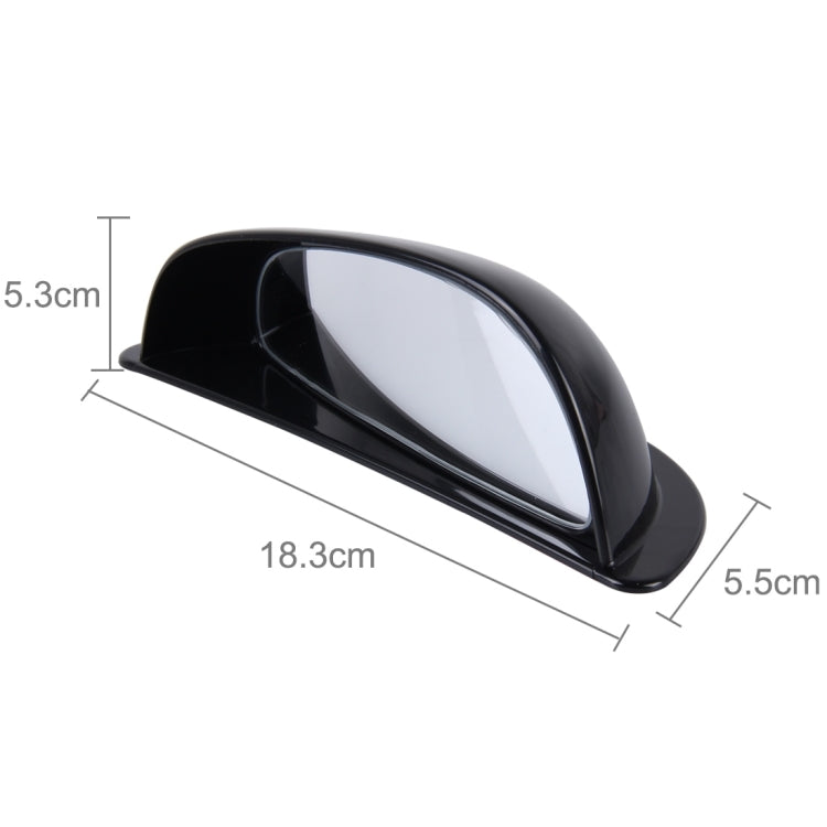 3R-090 Car Blind Spot Rear View Wide Angle Mirror, Right(Black) - Convex Mirror & Accessories by 3R | Online Shopping South Africa | PMC TechLife | Buy Now Pay Later Mobicred