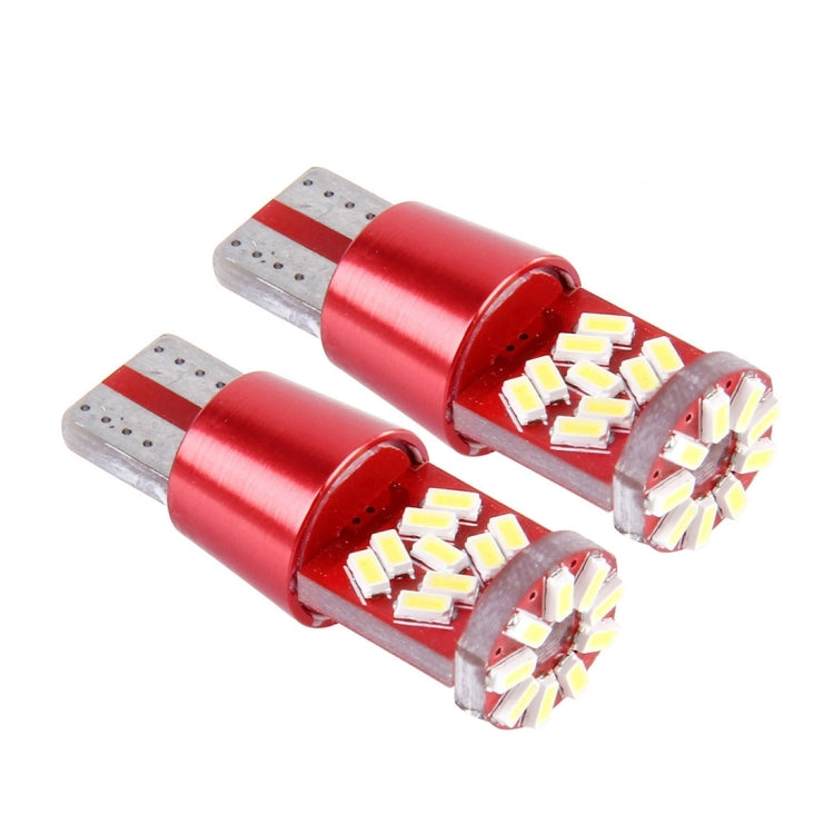 2 PCS T10 5W 27 SMD-3014 LEDs Car Clearance Light Lamp, DC 12V(Pink Light) - free shipping - PMC TechLife - Order now!