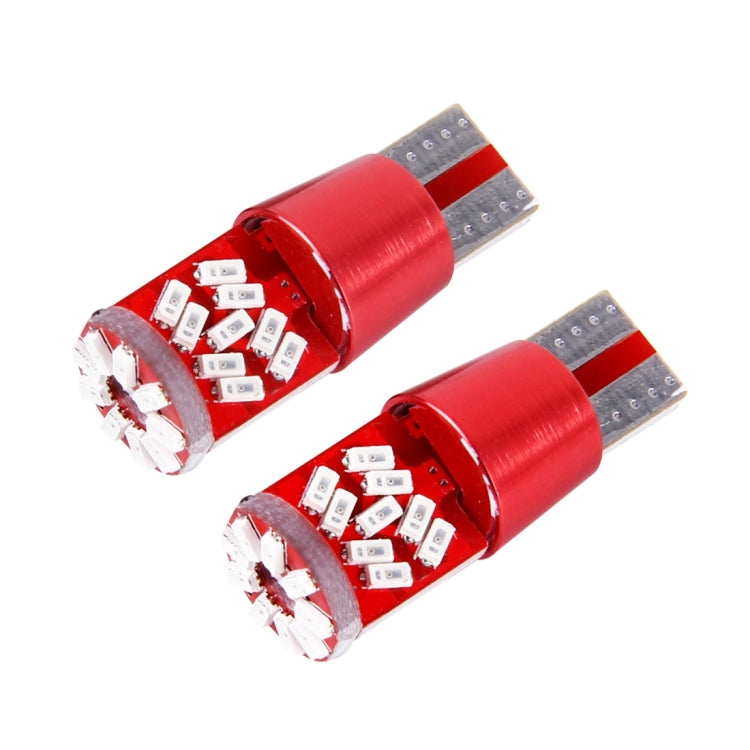 2 PCS T10 5W 27 SMD-3014 LEDs Car Clearance Light Lamp, DC 12V(Green Light) - Clearance Lights by PMC TechLife | Online Shopping South Africa | PMC TechLife | Buy Now Pay Later Mobicred
