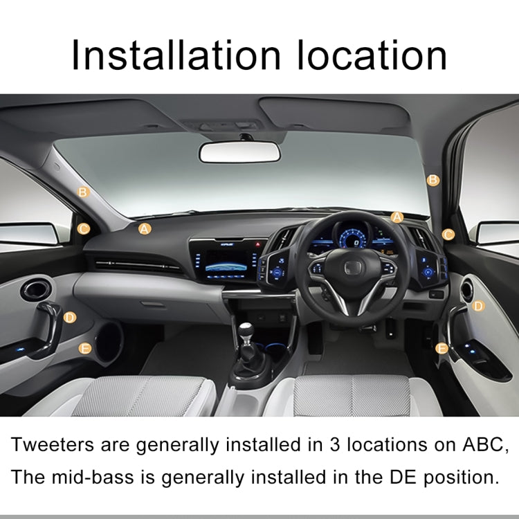 2 PCS CQS-425 100W 98dB Car Dome Tweeter Audio Loudspeaker Treble Speaker - Car Amplifiers by PMC TechLife | Online Shopping South Africa | PMC TechLife