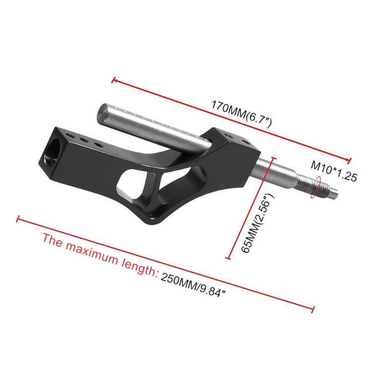 Car Modification Heightening Gear Shifter Extension Rod Adjustable Height Adjuster Lever Shift Lever with Adapters for Honda(Red) - Shift Knob by PMC TechLife | Online Shopping South Africa | PMC TechLife | Buy Now Pay Later Mobicred