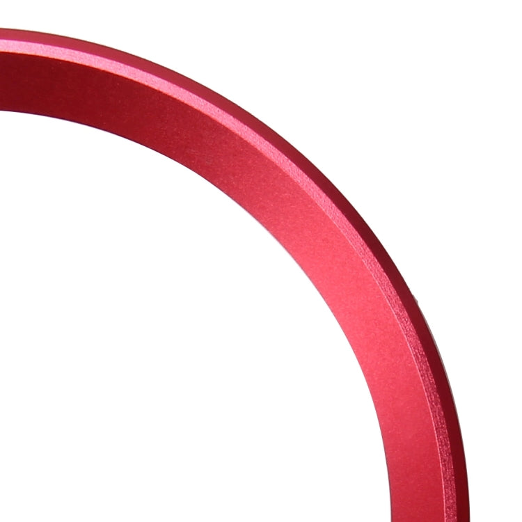 2 PCS/Set Zinc Alloy Steering Wheel Decoration Ring Sticker Logo Car Styling Modification Car Front Logo Ring Decoration Rear Cover Trim Hood Emblem Rings for BMW 3 Series(Red) - Decoration Rings by PMC TechLife | Online Shopping South Africa | PMC TechLife | Buy Now Pay Later Mobicred