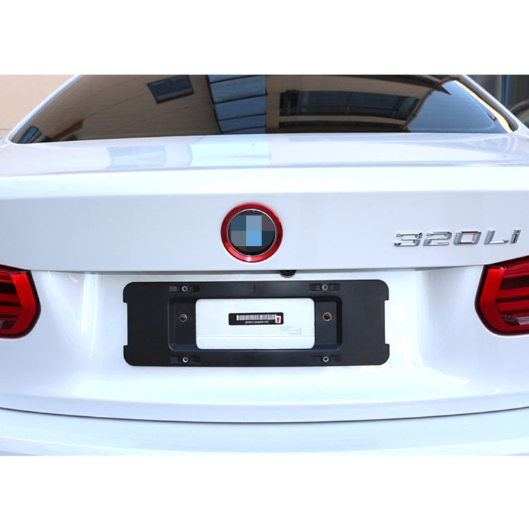 2 PCS/Set Zinc Alloy Steering Wheel Decoration Ring Sticker Logo Car Styling Modification Car Front Logo Ring Decoration Rear Cover Trim Hood Emblem Rings for BMW 3 Series(Red) - Decoration Rings by PMC TechLife | Online Shopping South Africa | PMC TechLife | Buy Now Pay Later Mobicred