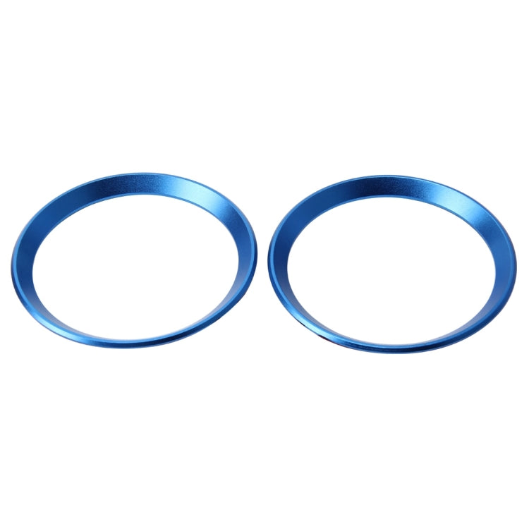 2 PCS Car Logo Decorative Circle Steering Wheel Decoration Ring Sticker Logo Car Styling Modification Car Front Logo Ring Decoration Rear Cover Trim Hood Emblem Rings for BMW 5 Series(Blue) - Decoration Rings by PMC TechLife | Online Shopping South Africa | PMC TechLife | Buy Now Pay Later Mobicred