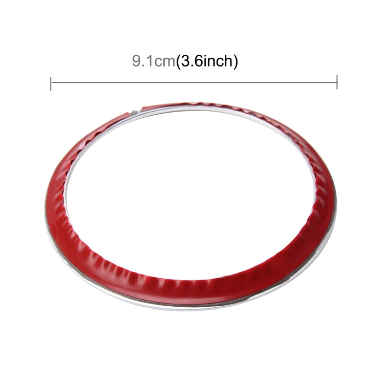2 PCS Car Logo Decorative Circle Steering Wheel Decoration Ring Sticker Logo Car Styling Modification Car Front Logo Ring Decoration Rear Cover Trim Hood Emblem Rings for BMW 5 Series(Silver) - Decoration Rings by PMC TechLife | Online Shopping South Africa | PMC TechLife | Buy Now Pay Later Mobicred