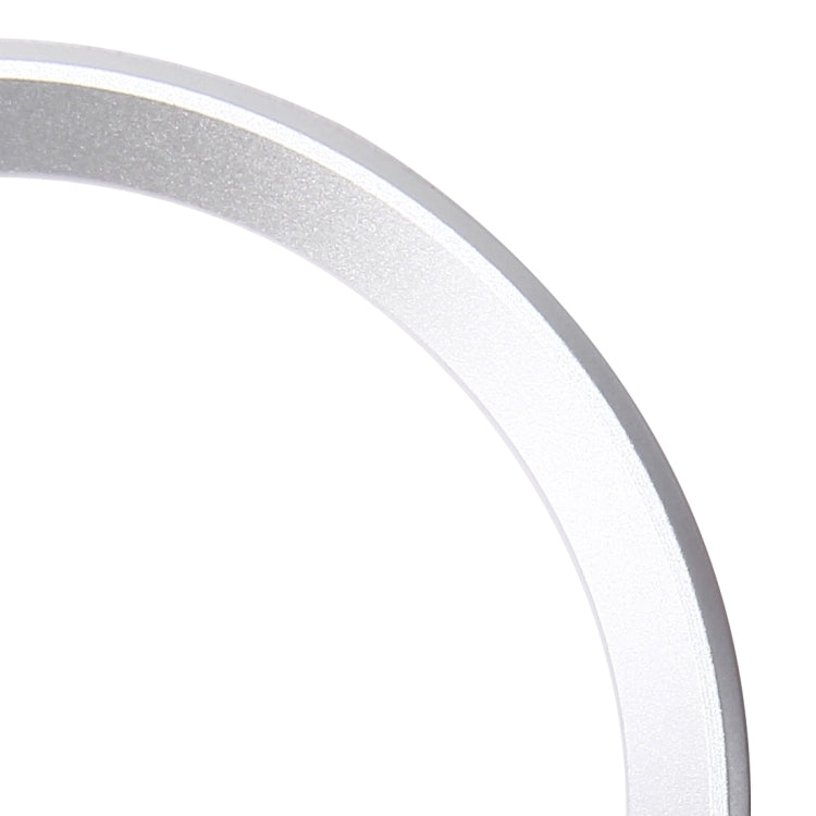 2 PCS Car Logo Decorative Circle Steering Wheel Decoration Ring Sticker Logo Car Styling Modification Car Front Logo Ring Decoration Rear Cover Trim Hood Emblem Rings for BMW 5 Series(Silver) - Decoration Rings by PMC TechLife | Online Shopping South Africa | PMC TechLife | Buy Now Pay Later Mobicred