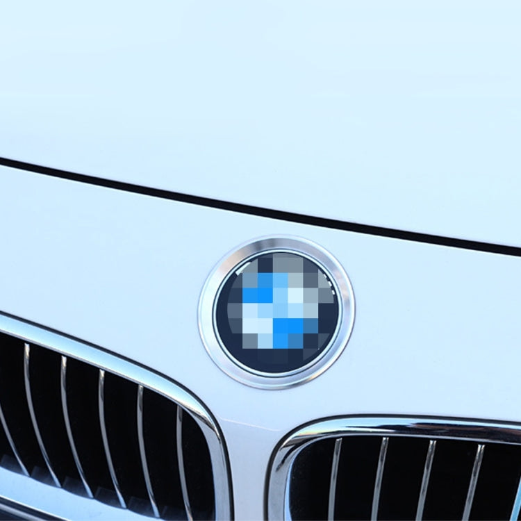 2 PCS Car Logo Decorative Circle Steering Wheel Decoration Ring Sticker Logo Car Styling Modification Car Front Logo Ring Decoration Rear Cover Trim Hood Emblem Rings for BMW 5 Series(Silver) - Decoration Rings by PMC TechLife | Online Shopping South Africa | PMC TechLife | Buy Now Pay Later Mobicred
