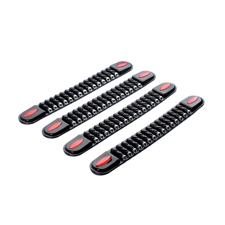 4 PCS Universal Fashion Simple Anti-collision Bar Car Body Protective Strip Car Protective Bar(Black) - Anti Collision Sticker by PMC Jewellery | Online Shopping South Africa | PMC Jewellery | Buy Now Pay Later Mobicred