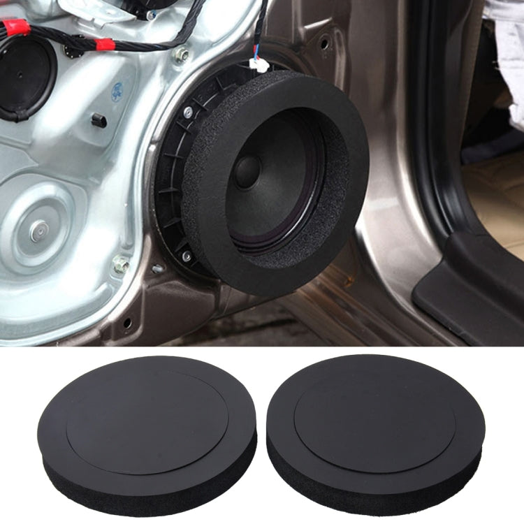 2 PCS Car Sound Insulation Speaker Soundproof Cotton with Self Adhesive Car Sound Insulation Cotton, Outer Diameter : 19.5 cm, Inner Diameter: 14.3 cm - Sound & Heat Insulation Cotton by PMC TechLife | Online Shopping South Africa | PMC TechLife