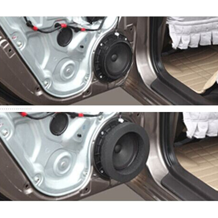 2 PCS Car Sound Insulation Speaker Soundproof Cotton with Self Adhesive Car Sound Insulation Cotton, Outer Diameter : 19.5 cm, Inner Diameter: 14.3 cm - Sound & Heat Insulation Cotton by PMC TechLife | Online Shopping South Africa | PMC TechLife