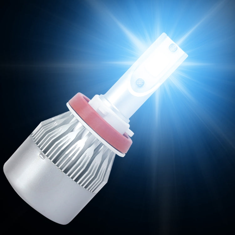 2 PCS H8/H9/H11 18W 1800 LM 8000K IP68 Casnbus Constant Current Car LED Headlight with 2 COB Lamps, DC 9-36V(Ice Blue Light) - free shipping - PMC TechLife - Order now!