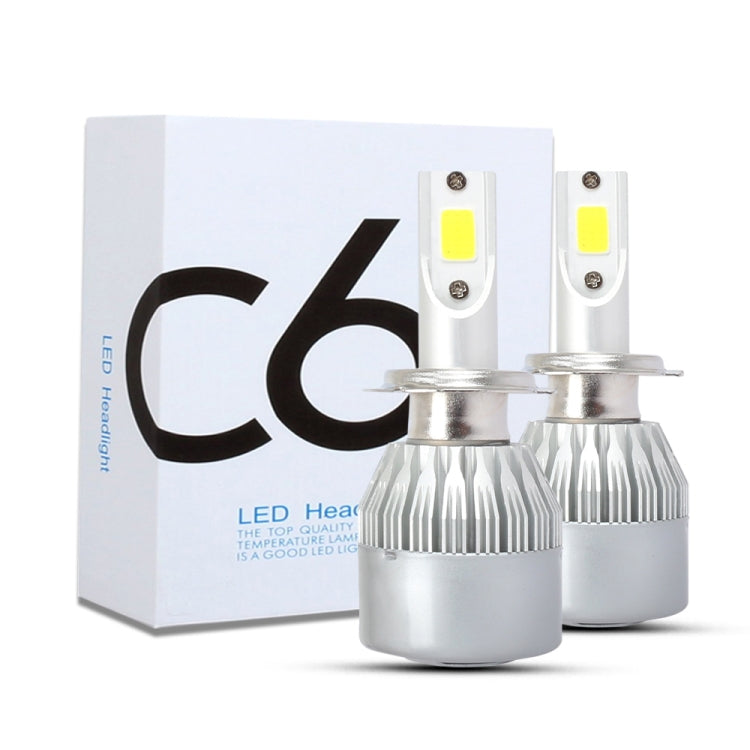 2 PCS H7 18W 1800 LM 8000K IP68 Casnbus Constant Current Car LED Headlight with 2 COB Lamps, DC 9-36V(Ice Blue Light) - LED Headlamps by PMC TechLife | Online Shopping South Africa | PMC TechLife | Buy Now Pay Later Mobicred