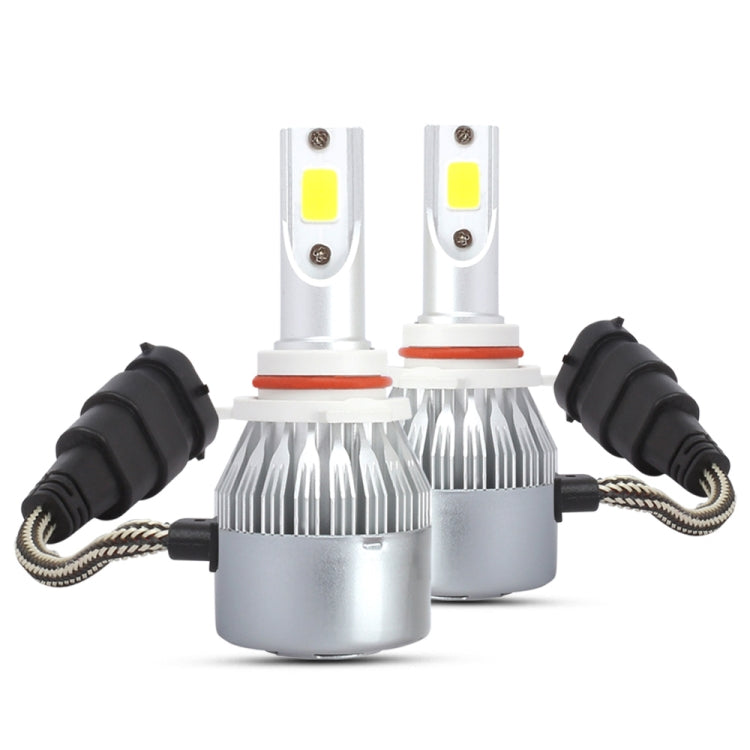 2 PCS 9005 18W 1800 LM 8000K IP68 Casnbus Constant Current Car LED Headlight with 2 COB Lamps, DC 9-36V(Ice Blue Light) - LED Headlamps by PMC TechLife | Online Shopping South Africa | PMC TechLife | Buy Now Pay Later Mobicred
