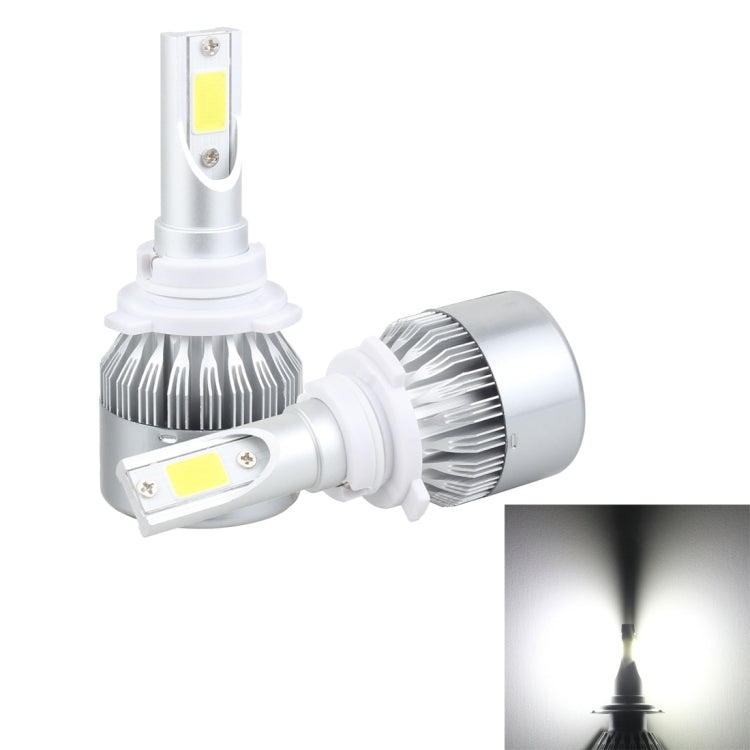 2 PCS 9006 18W 1800 LM 6000K IP68 Casnbus Constant Current Car LED Headlight with 2 COB Lamps, DC 9-36V(White Light) - LED Headlamps by PMC TechLife | Online Shopping South Africa | PMC TechLife | Buy Now Pay Later Mobicred