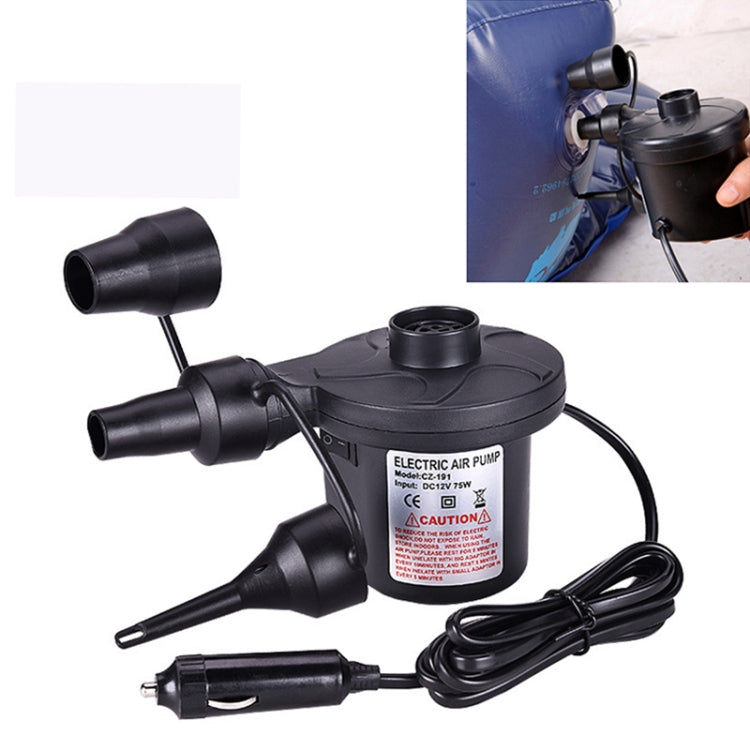 CZ-191 DC12V 40W Portable Mini Electric Air Pump Tire Inflator Car Tire Pump Inflatable Pump - Inflatable Pump by PMC TechLife | Online Shopping South Africa | PMC TechLife