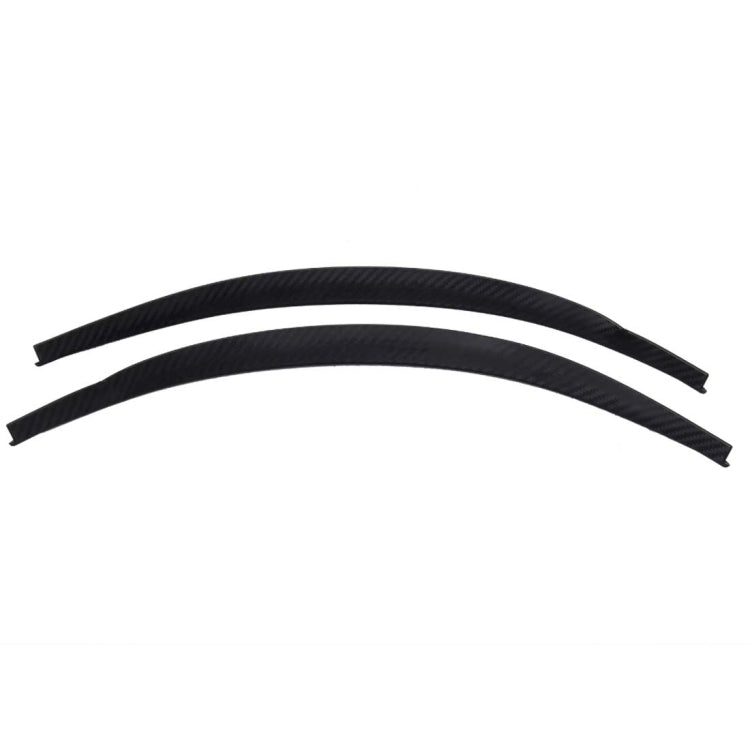 2 PCS 45cm Car Stickers Rubber Large Round Arc Strips Universal Fender Flares Wheel Eyebrow Decal Sticker Eyebrow Car-covers Black Striped Round Arc Strips - Mudguards by PMC Jewellery | Online Shopping South Africa | PMC Jewellery | Buy Now Pay Later Mobicred