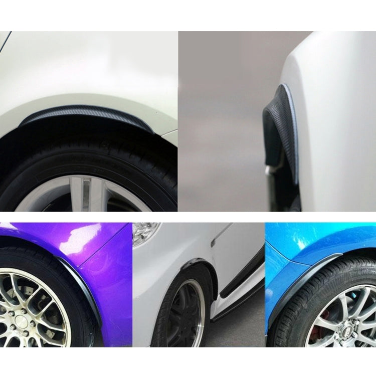 2 PCS 45cm Car Stickers Rubber Large Round Arc Strips Universal Fender Flares Wheel Eyebrow Decal Sticker Eyebrow Car-covers Black Striped Round Arc Strips - Mudguards by PMC Jewellery | Online Shopping South Africa | PMC Jewellery | Buy Now Pay Later Mobicred