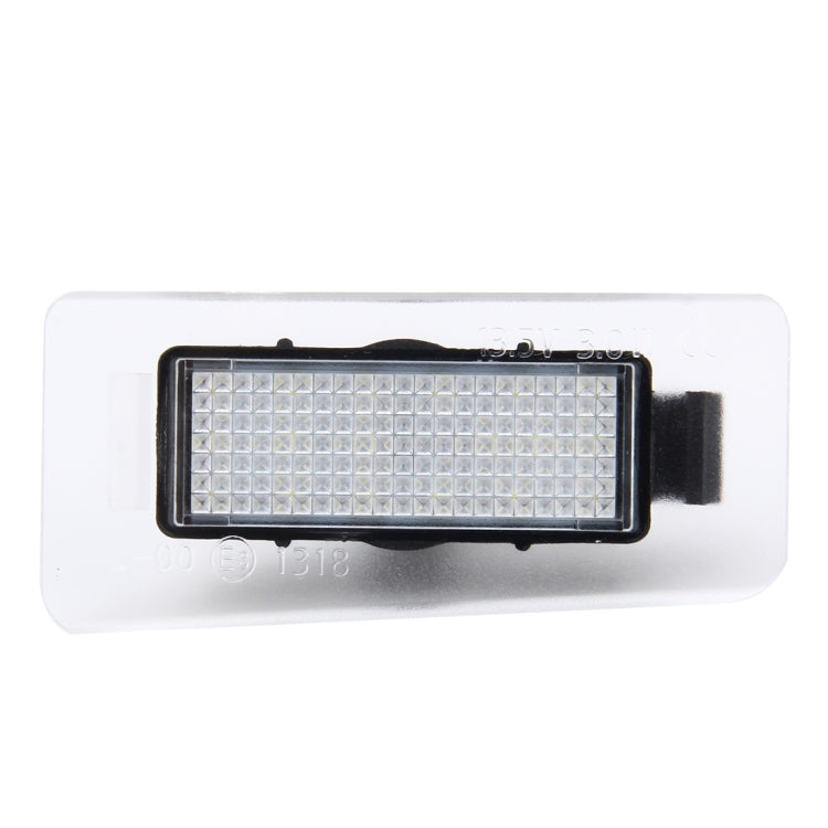 2 PCS LED License Plate Light with 18  SMD-3528 Lamps for Hyundai,2W 120LM,6000K, DC12V(White Light) - License Plate Lights by PMC TechLife | Online Shopping South Africa | PMC TechLife | Buy Now Pay Later Mobicred