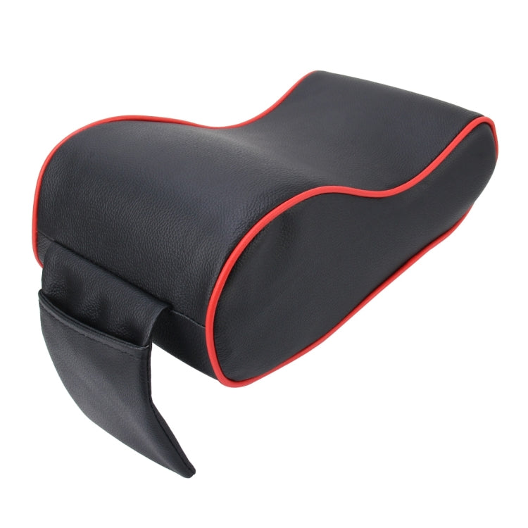 Universal Car PU Leather and Memory Foam Wrapped  Armrest Box Breathable Car Armrest Box Mat with Phone Holder Storage Bag(Black) - Stowing Tidying by PMc TechLife | Online Shopping South Africa | PMc TechLife | Buy Now Pay Later Mobicred