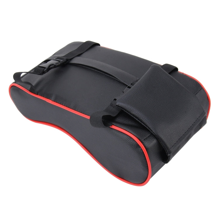Universal Car PU Leather and Memory Foam Wrapped  Armrest Box Breathable Car Armrest Box Mat with Phone Holder Storage Bag(Black) - Stowing Tidying by PMc TechLife | Online Shopping South Africa | PMc TechLife | Buy Now Pay Later Mobicred