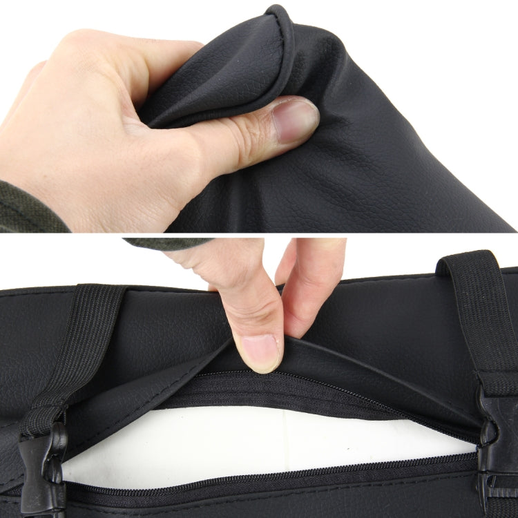 Universal Car PU Leather and Memory Foam Wrapped  Armrest Box Breathable Car Armrest Box Mat with Phone Holder Storage Bag(Black) - Stowing Tidying by PMc TechLife | Online Shopping South Africa | PMc TechLife | Buy Now Pay Later Mobicred