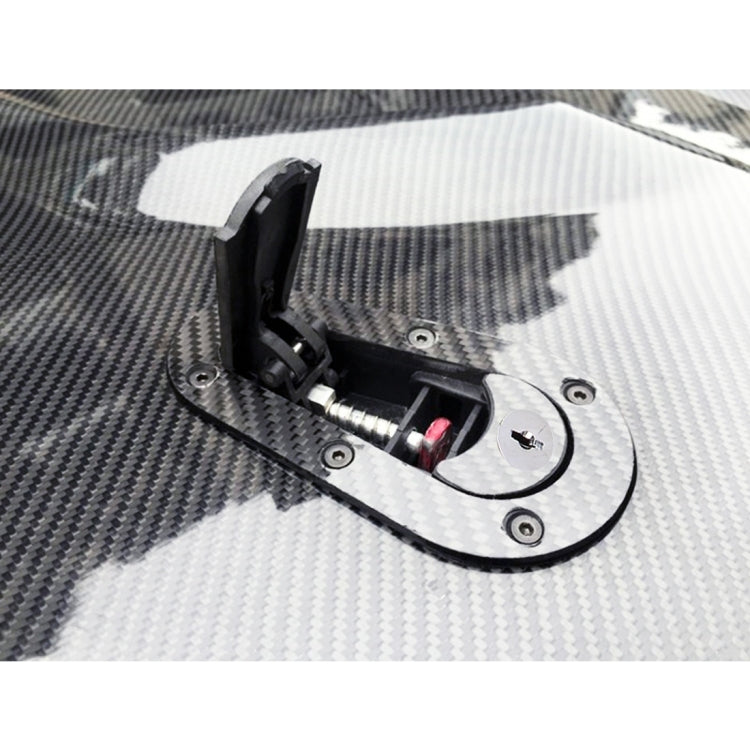 A Pair Car Modified Hood Lock General Racing Car Cover Lock with Keys(Black) - Locks & Hasps by PMC TechLife | Online Shopping South Africa | PMC TechLife | Buy Now Pay Later Mobicred