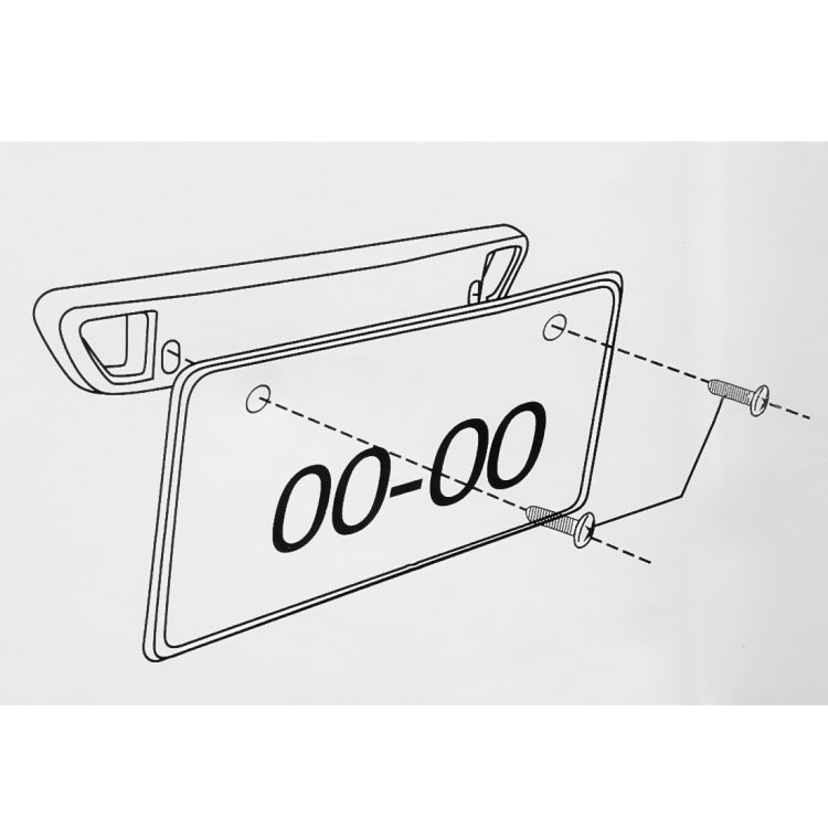 Universal Car License Holder Number Plate Frame Carbon Fiber License Plate Holder - License Plate Covers & Frames by PMC TechLife | Online Shopping South Africa | PMC TechLife | Buy Now Pay Later Mobicred