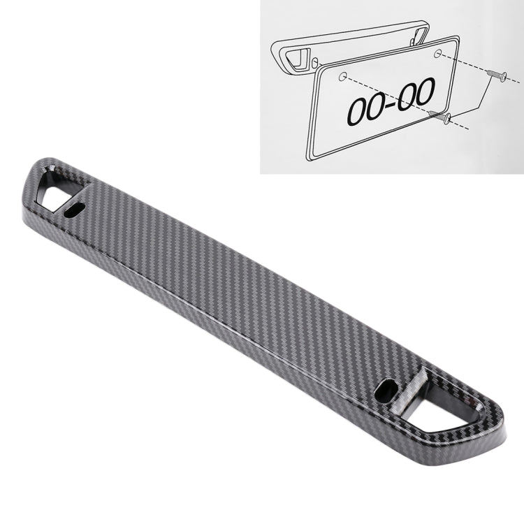 Universal Car License Holder Number Plate Frame Full Carbon Fiber License Plate Holder - License Plate Covers & Frames by PMC TechLife | Online Shopping South Africa | PMC TechLife | Buy Now Pay Later Mobicred