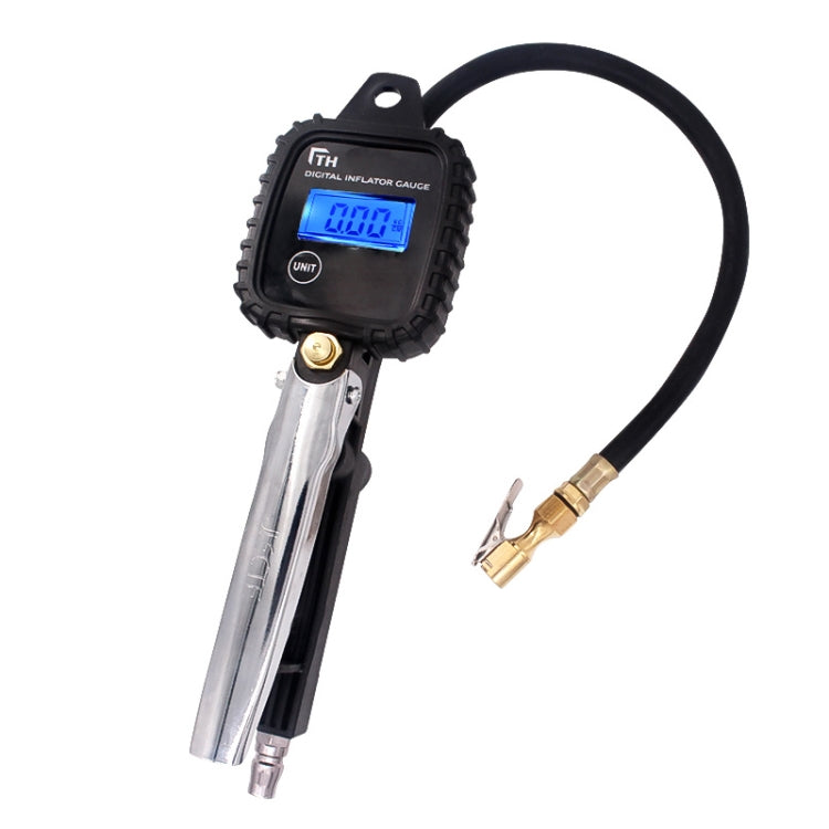 Car Multi-functional Digital LCD Display Tire Air Pressure Inflator Gauge Vehicle Tester Inflation Monitoring - Tire Pressure Gauges by PMC TechLife | Online Shopping South Africa | PMC TechLife | Buy Now Pay Later Mobicred