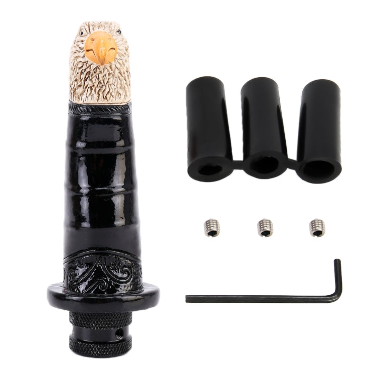 Universal Car Eagle Shape Metal Gear Shift Knob Modified Car Auto Transmission Shift Lever Knob(Black) - Shift Knob by PMC TechLife | Online Shopping South Africa | PMC TechLife | Buy Now Pay Later Mobicred