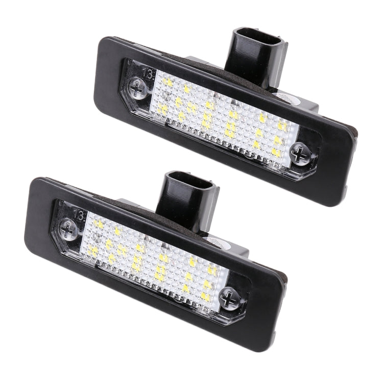 2 PCS DC 12V 3W 150LM 6000K LED License Plate Light 18LEDs SMD-3528 Bulbs Lamps for Ford Mustang 2010-2014 - License Plate Lights by PMC TechLife | Online Shopping South Africa | PMC TechLife | Buy Now Pay Later Mobicred
