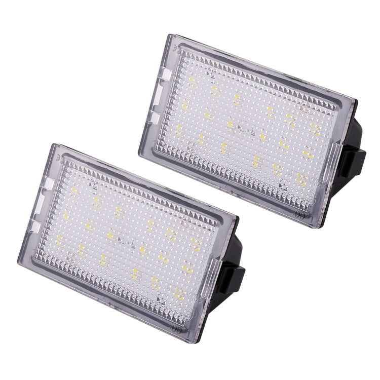 2 PCS DC 12V 3W 150LM 6000K LED License Plate Light 18LEDs SMD-3528 Bulbs Lamps for Land Rover - free shipping - PMC TechLife - Order now!