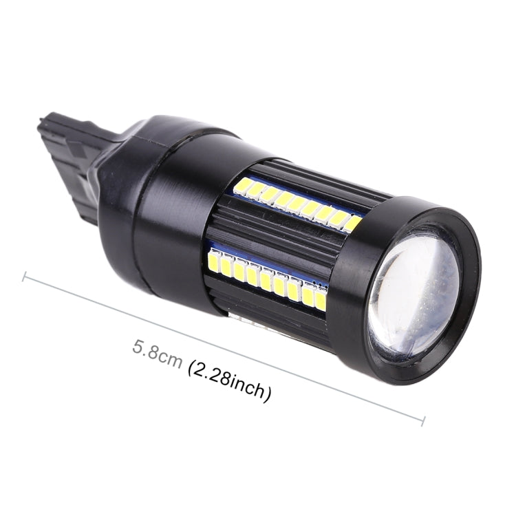 2 PCS T20 / 7443  DC9-16V / 8.2W(H) 2.7W(L) / 6000K / 655LM Car Auto Brake Lights 66LEDs SMD-2016 Lamps - Brake Lights by PMC TechLife | Online Shopping South Africa | PMC TechLife | Buy Now Pay Later Mobicred