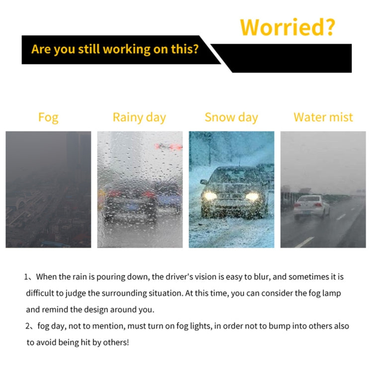 2 PCS 9005 DC9-16V / 8.2W / 6000K / 655LM Car Auto Fog Light 66LEDs SMD-2016 Lamps - Fog / Driving Lights by PMC TechLife | Online Shopping South Africa | PMC TechLife | Buy Now Pay Later Mobicred