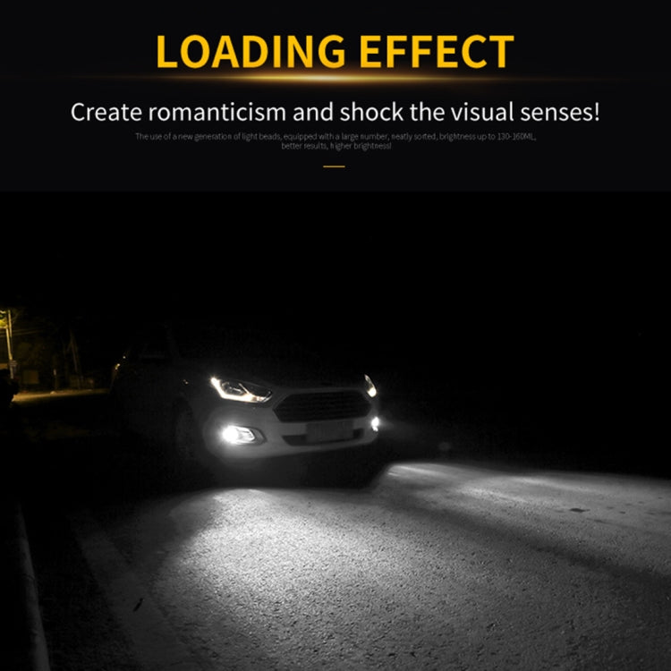 2 PCS H7 DC9-16V / 8.2W / 6000K / 655LM Car Auto Fog Light 66LEDs SMD-2016 Lamps - Fog / Driving Lights by PMC TechLife | Online Shopping South Africa | PMC TechLife | Buy Now Pay Later Mobicred