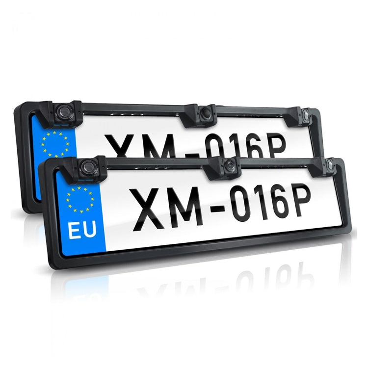 PZ600L-2 Europe Car License Plate Frame Front Rear View Camera - Rear View Cameras by PMC TechLife | Online Shopping South Africa | PMC TechLife | Buy Now Pay Later Mobicred