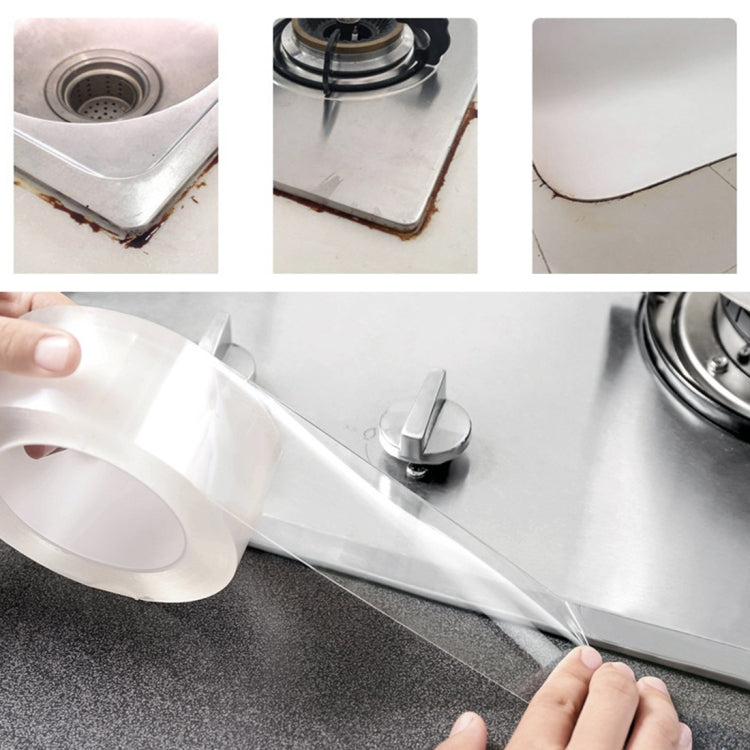 Acrylic Rubber Kitchen and Bathroom Waterproof Moisture-proof Tape Mildew Proof Stickers Size: 3cm x 3m, Thickness: 0.5mm - Adhesives & Sealers by PMC TechLife | Online Shopping South Africa | PMC TechLife