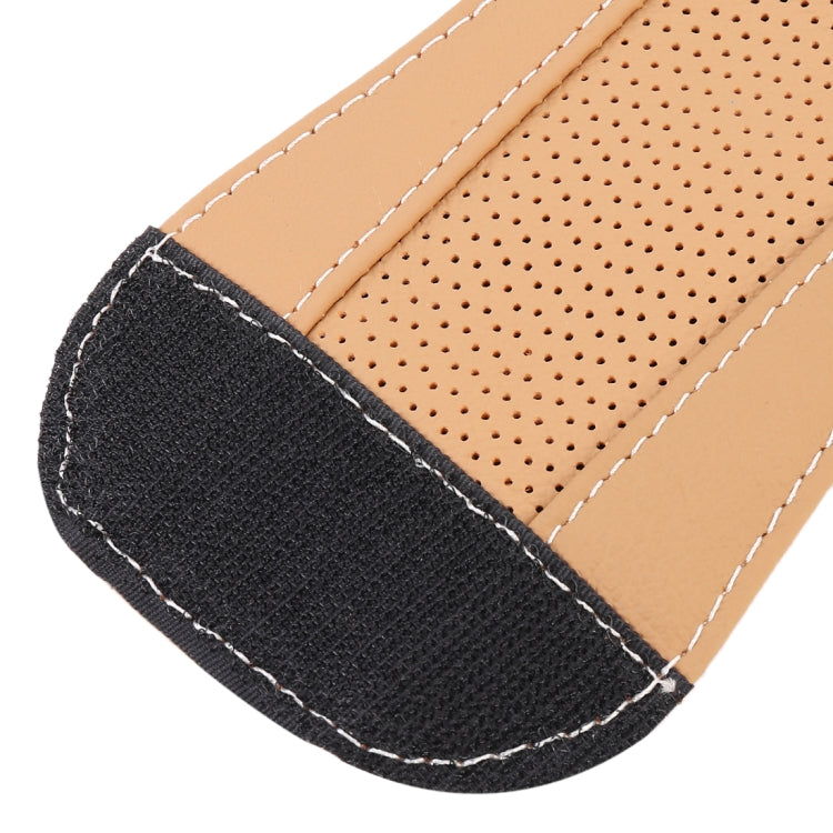 Universal Nonslip Breathable Genuine Leather Car Gear Shift Knob Cover(Brown) - Shift Knob by PMC TechLife | Online Shopping South Africa | PMC TechLife | Buy Now Pay Later Mobicred